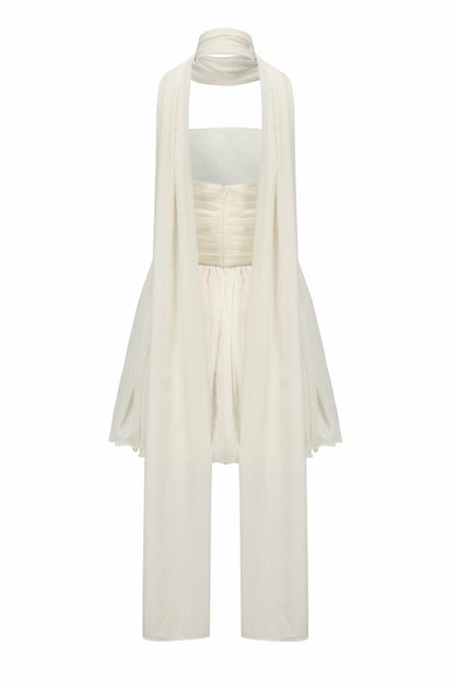 Nana Jacqueline Chloe Dress: White Mini Dress for Bridal Shower White