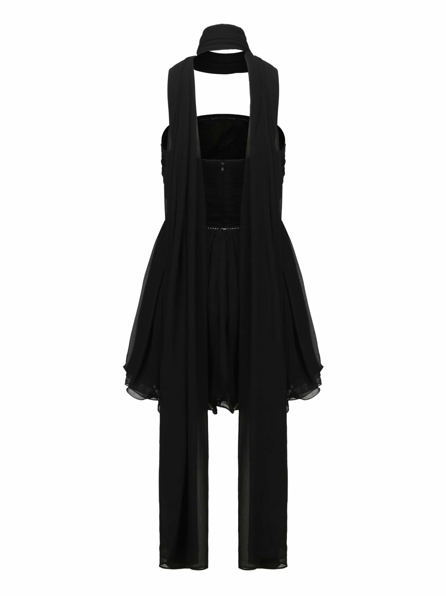 Nana Jacqueline Chloe Dress: Black Mini Dress for Cocktail Party Black