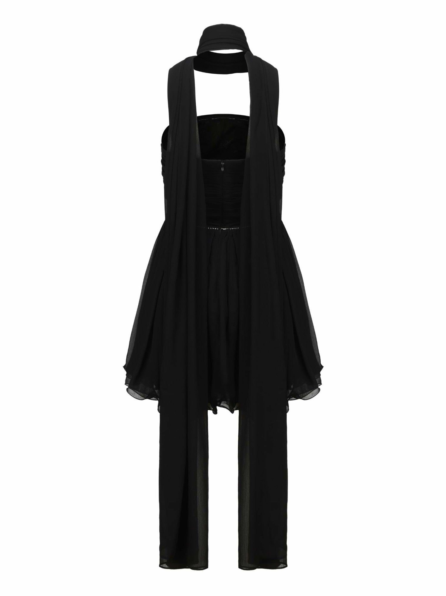 Nana Jacqueline Chloe Dress: Black Mini Dress for Cocktail Party Black