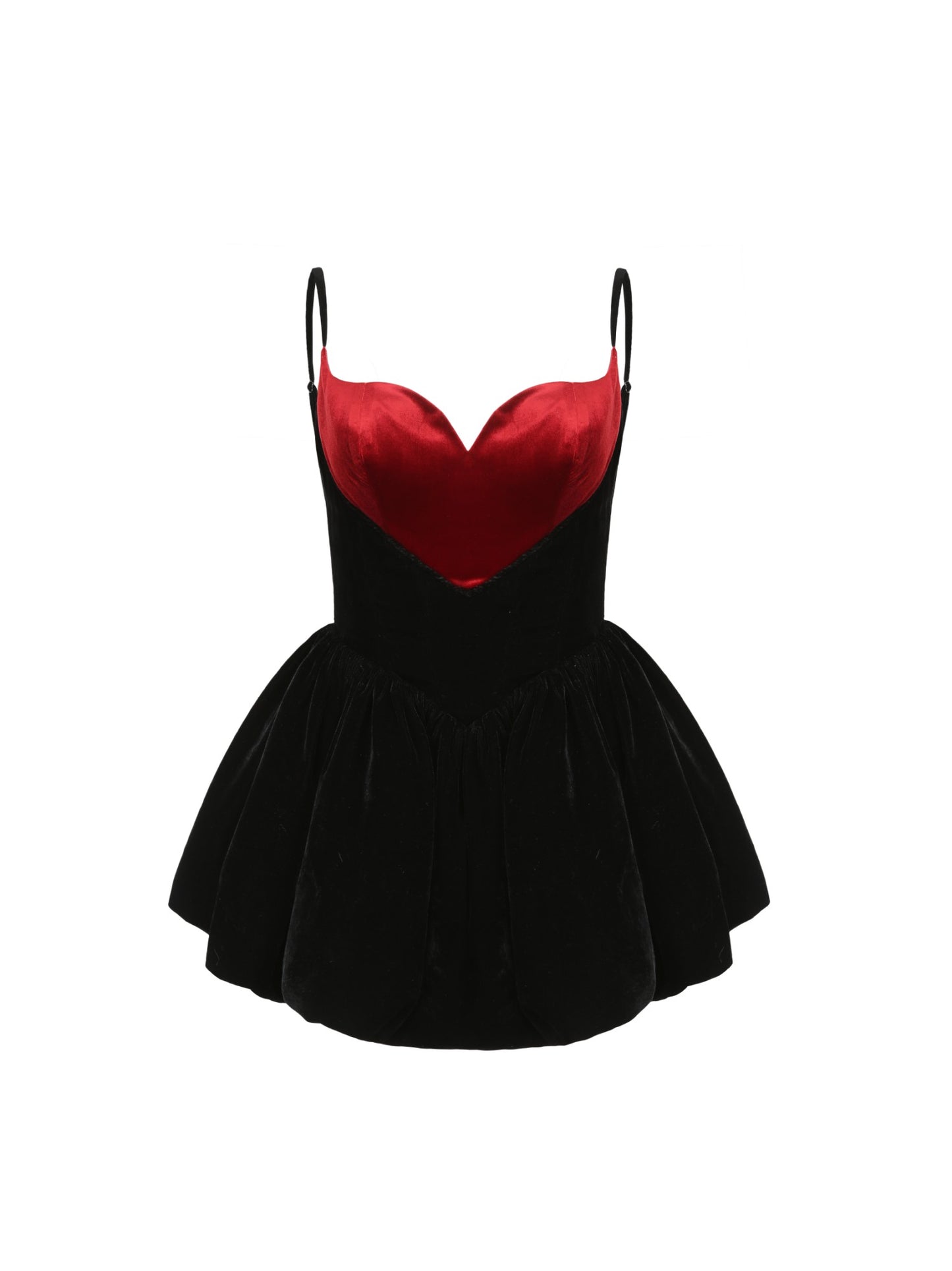 Nana Jacqueline Gabriella Velvet Dress: Black Mini Dress for Cocktail Party Black
