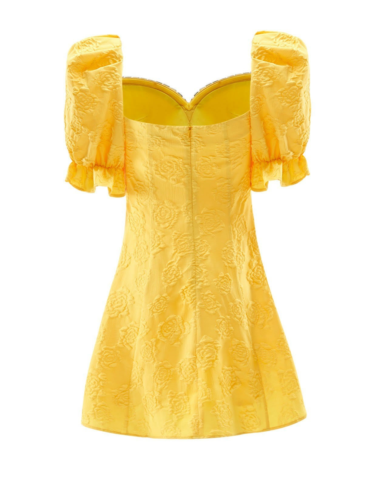 Nana Jacqueline Ysabella Dress: Yellow Midi Dress for Garden Party Yellow