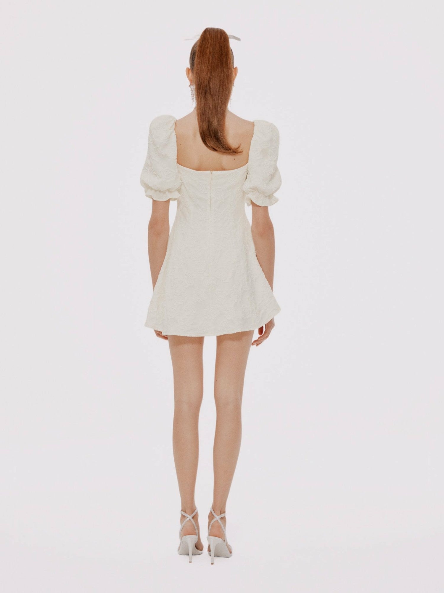Nana Jacqueline Ysabella Dress: White Mini Dress for Bridal Shower White