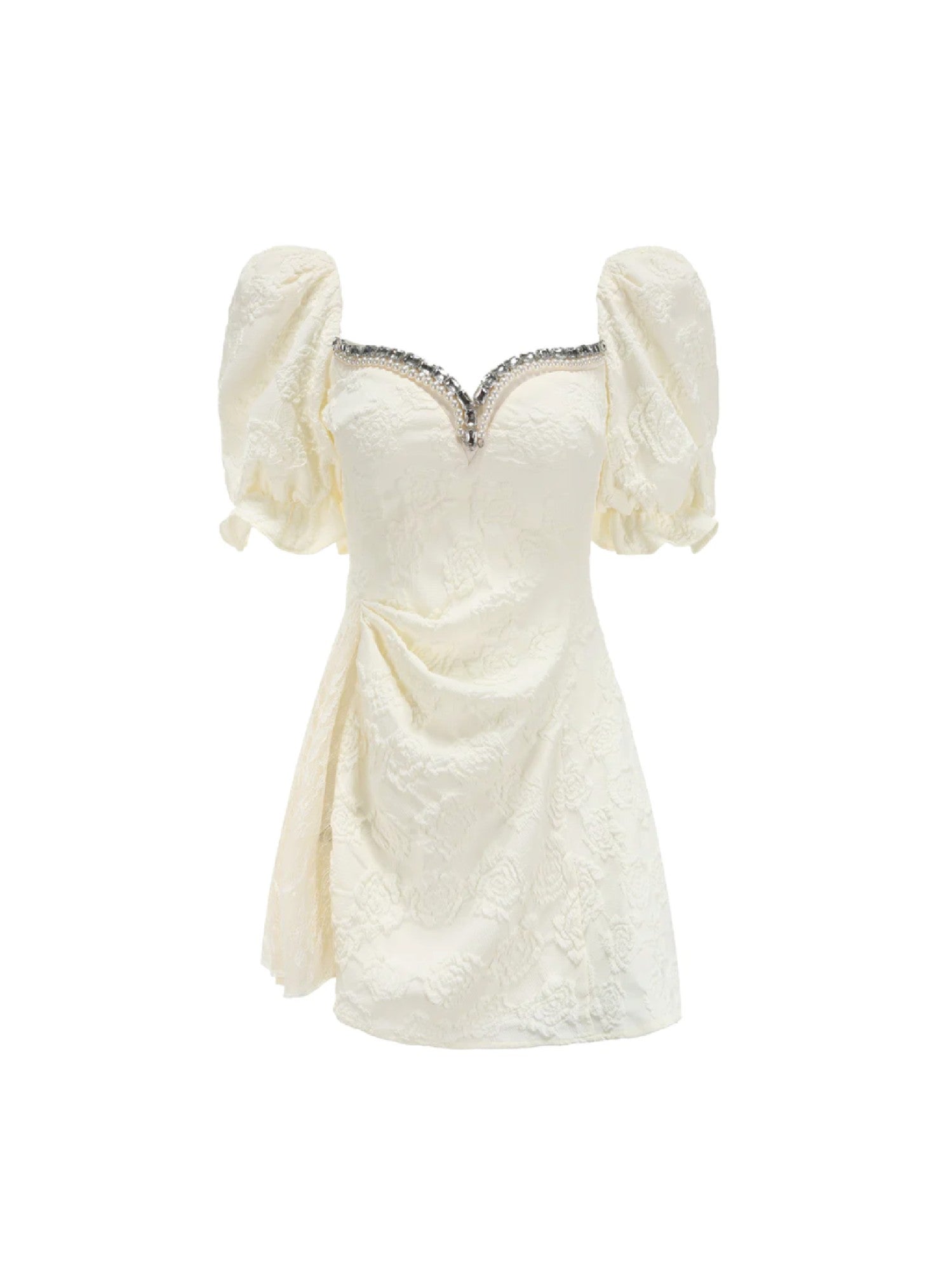 Nana Jacqueline Ysabella Dress: White Mini Dress for Bridal Shower White
