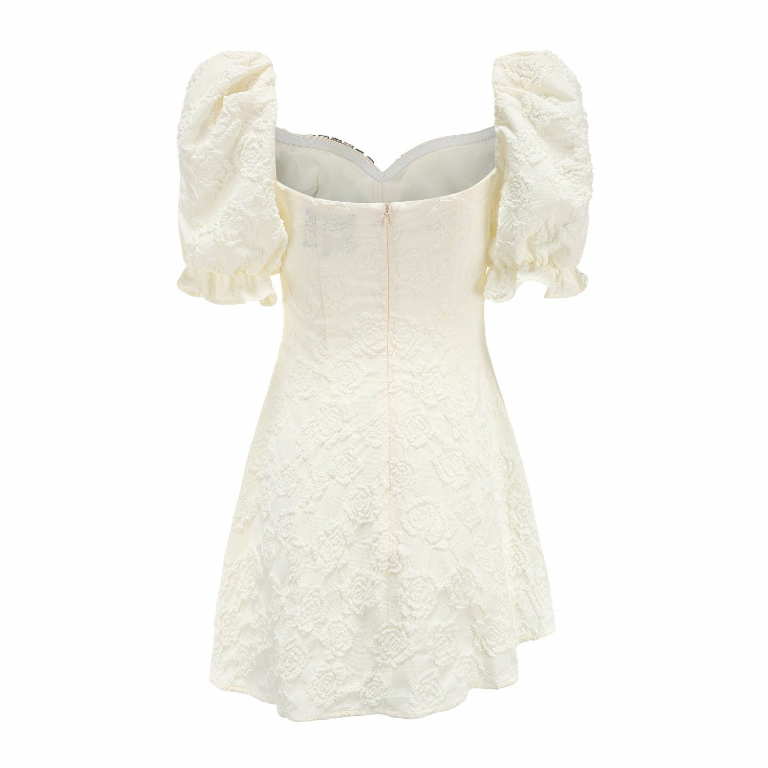 Nana Jacqueline Ysabella Dress: White Mini Dress for Bridal Shower White