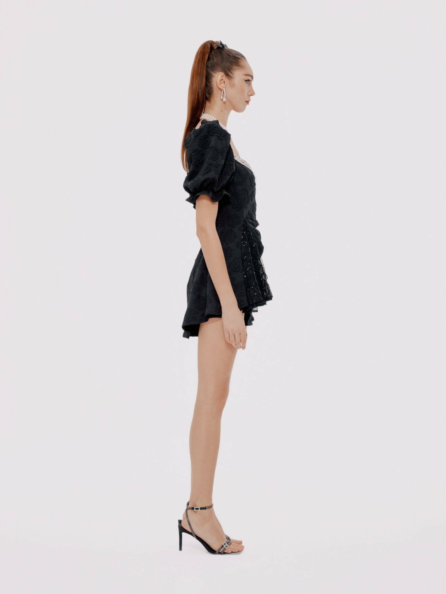 Nana Jacqueline Ysabella Dress: Black Mini Dress for Cocktail Party black