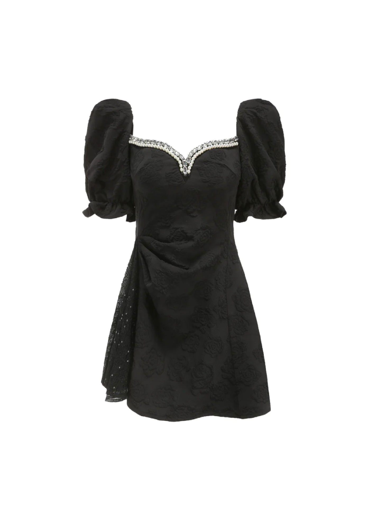 Nana Jacqueline Ysabella Dress: Black Mini Dress for Cocktail Party black