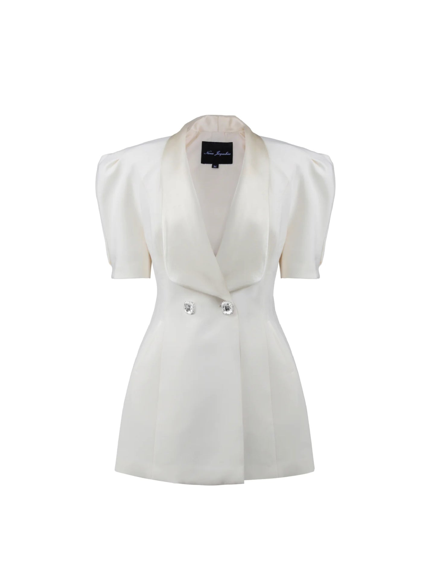 Nana Jacqueline Alia Dress: White Mini Dress for Bridal Shower White