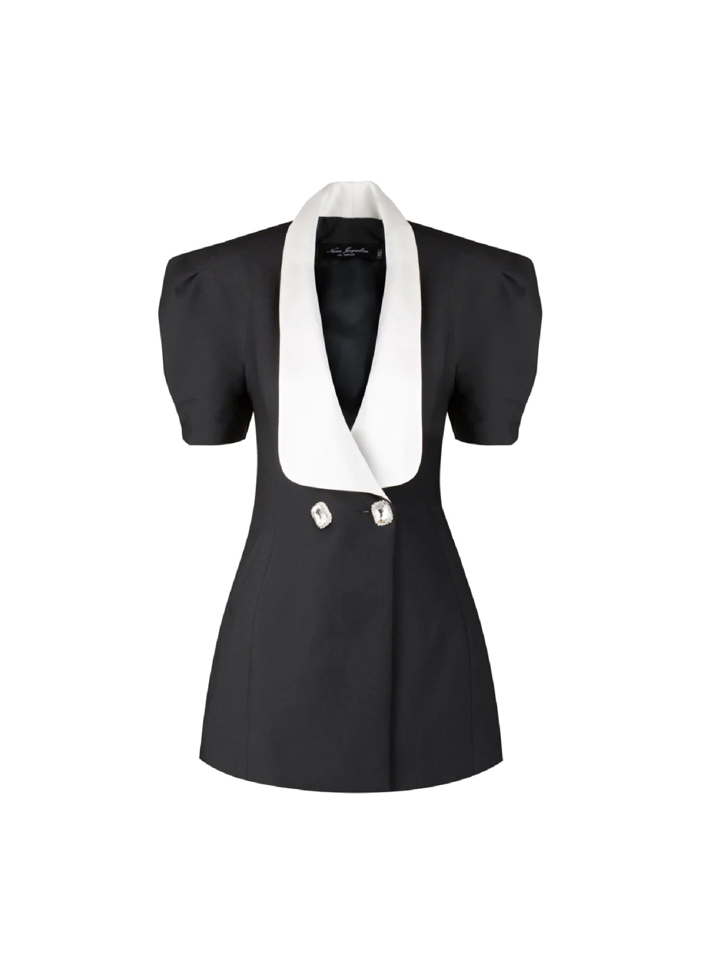 Nana Jacqueline Alia Dress: Black Mini Dress for Cocktail Party Black
