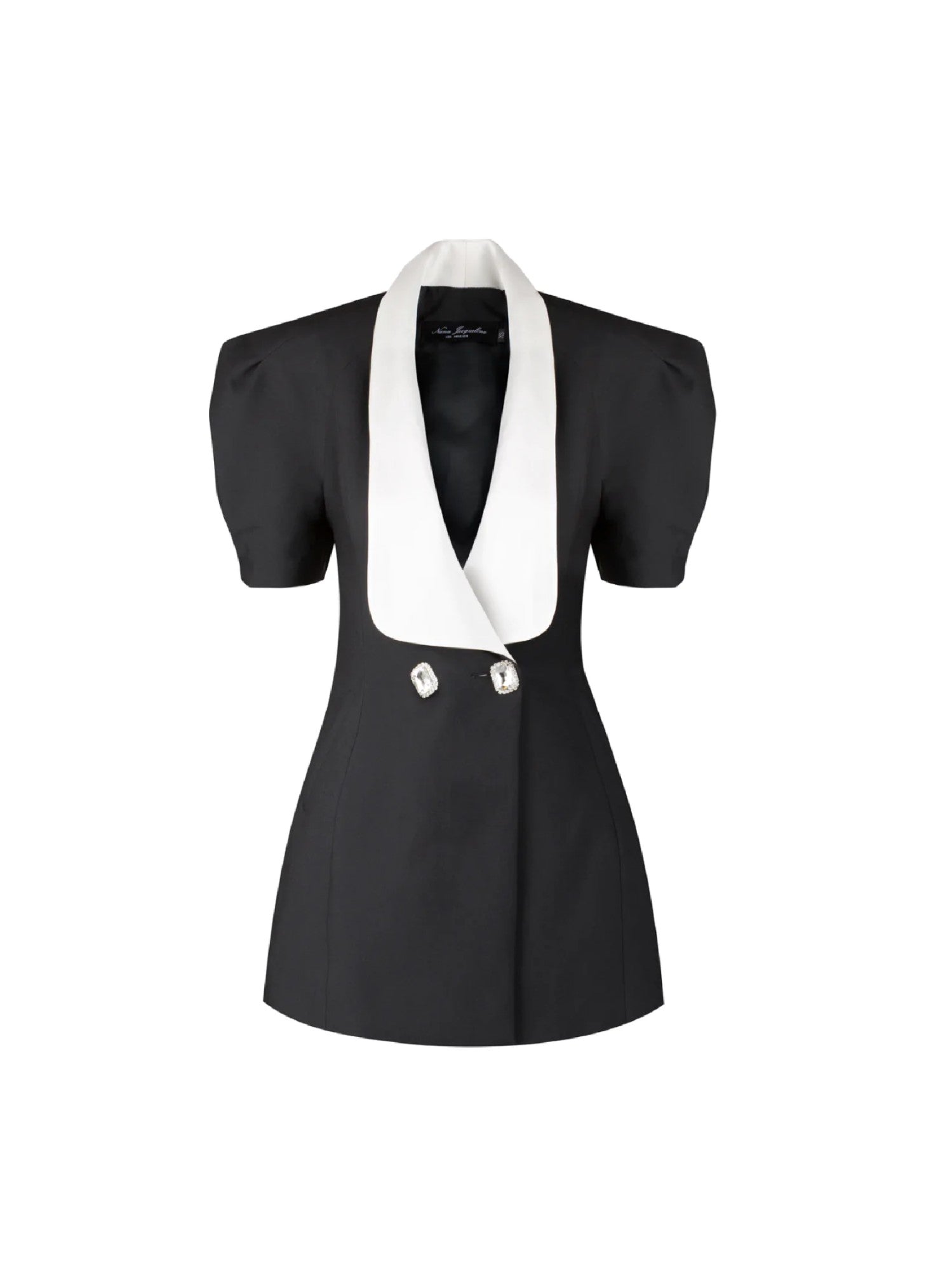 Nana Jacqueline Alia Dress: Black Mini Dress for Cocktail Party Black