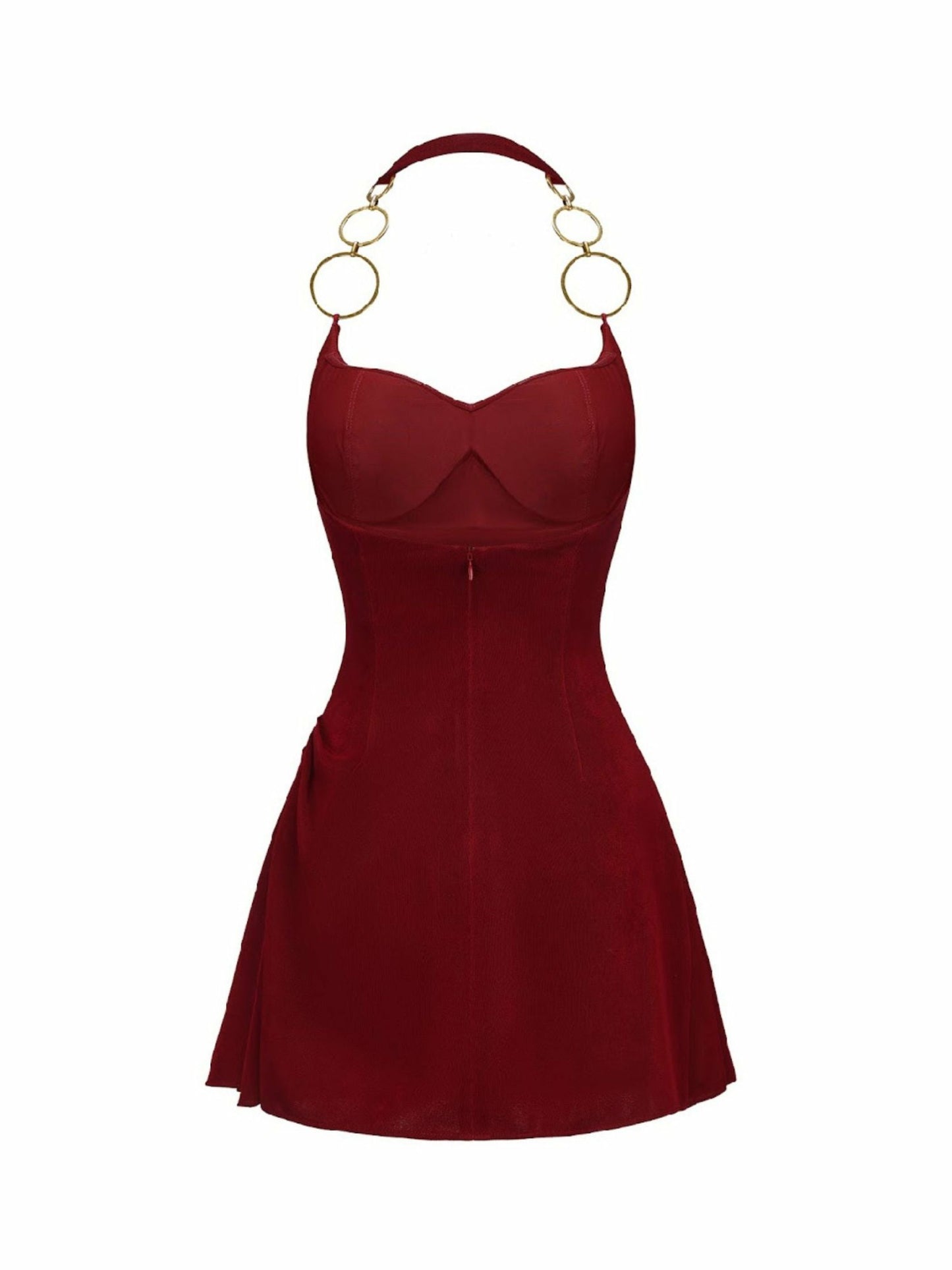 Nana Jacqueline Amira Dress: Red Mini Dress for Date Night Red
