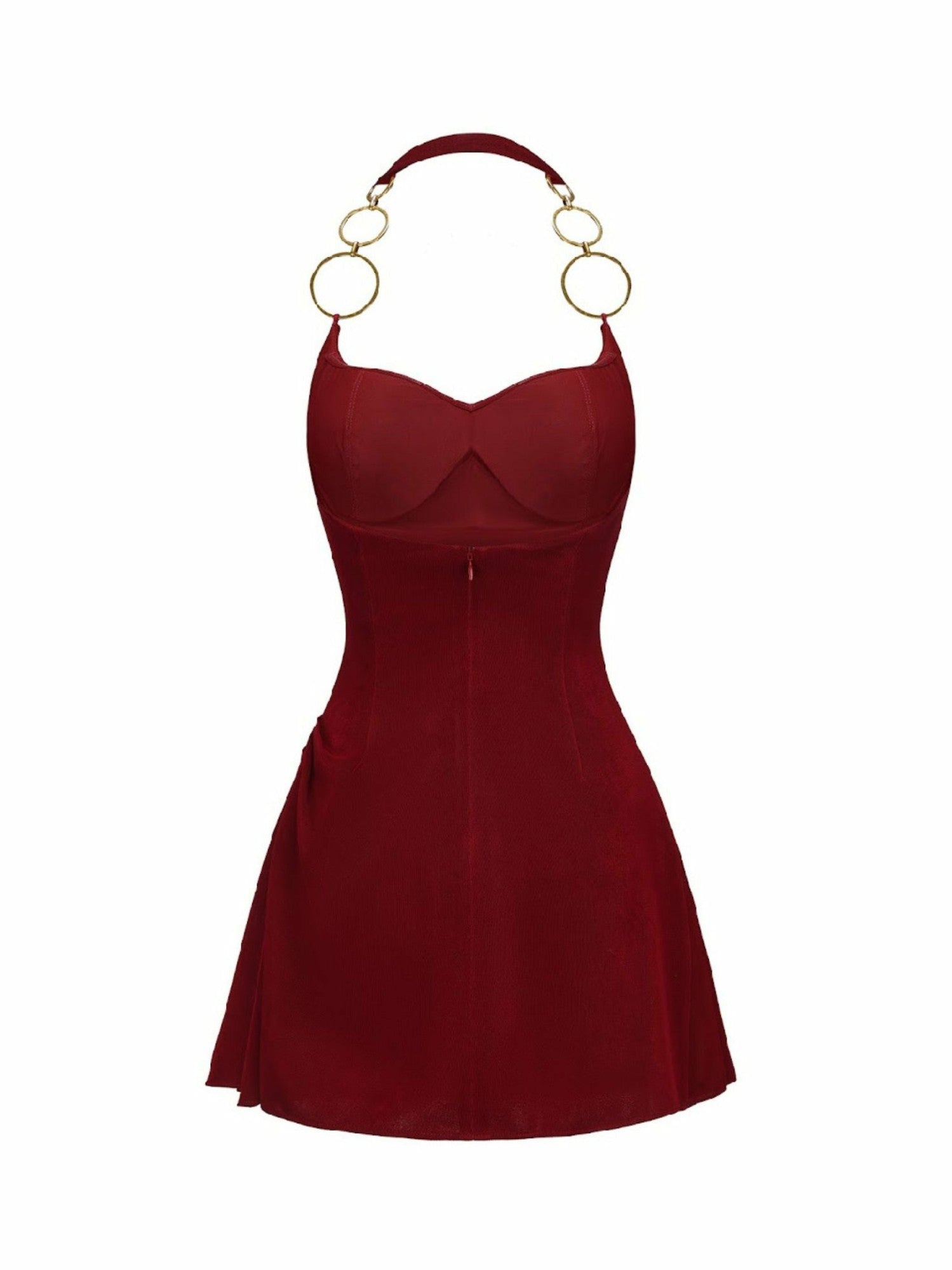 Nana Jacqueline Amira Dress: Red Mini Dress for Date Night Red