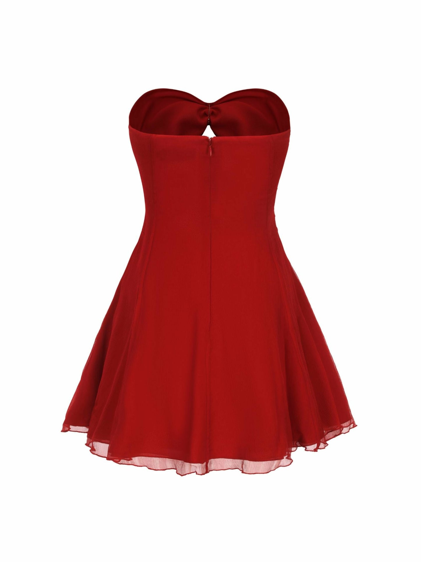 Nana Jacqueline Ilana Dress: Red Mini Dress for Birthday Celebration Red