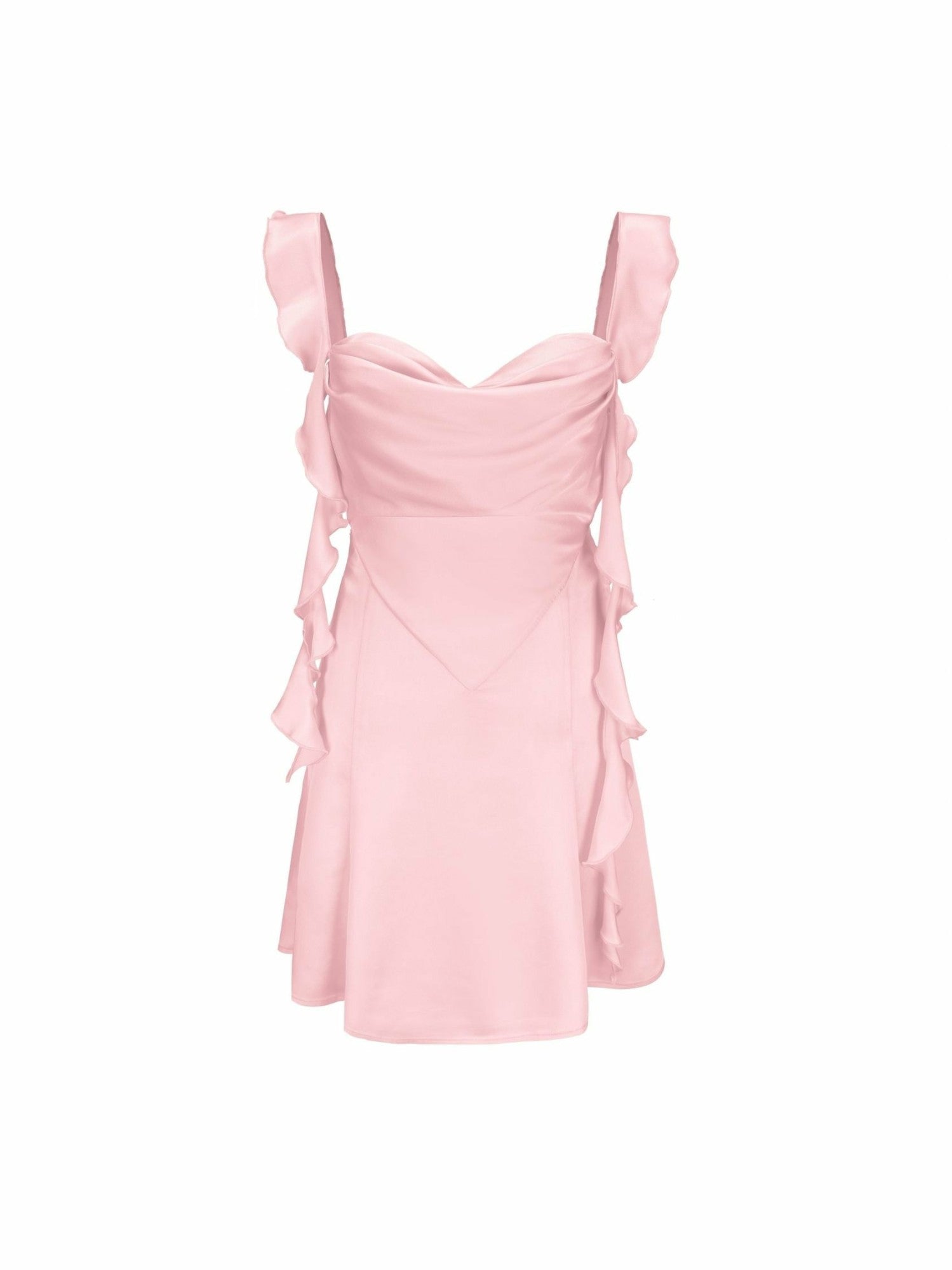 Nana Jacqueline Karina Dress: Pink Mini Dress for Bachelorette Party Pink