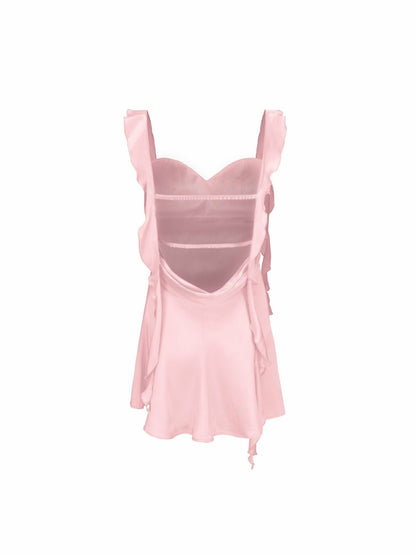 Nana Jacqueline Karina Dress: Pink Mini Dress for Bachelorette Party Pink