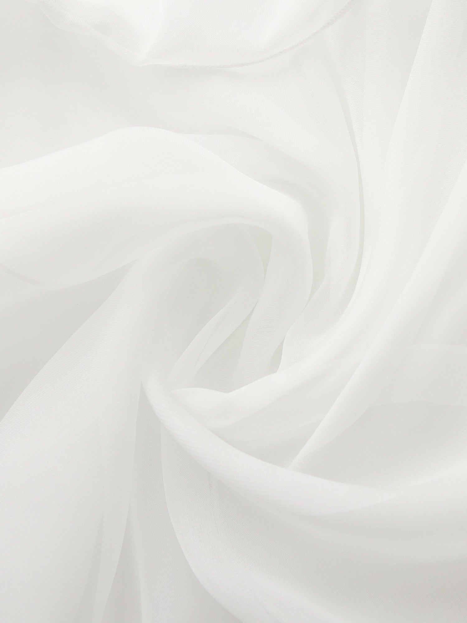 Nana Jacqueline Florence Tiered Chiffon White Dress White