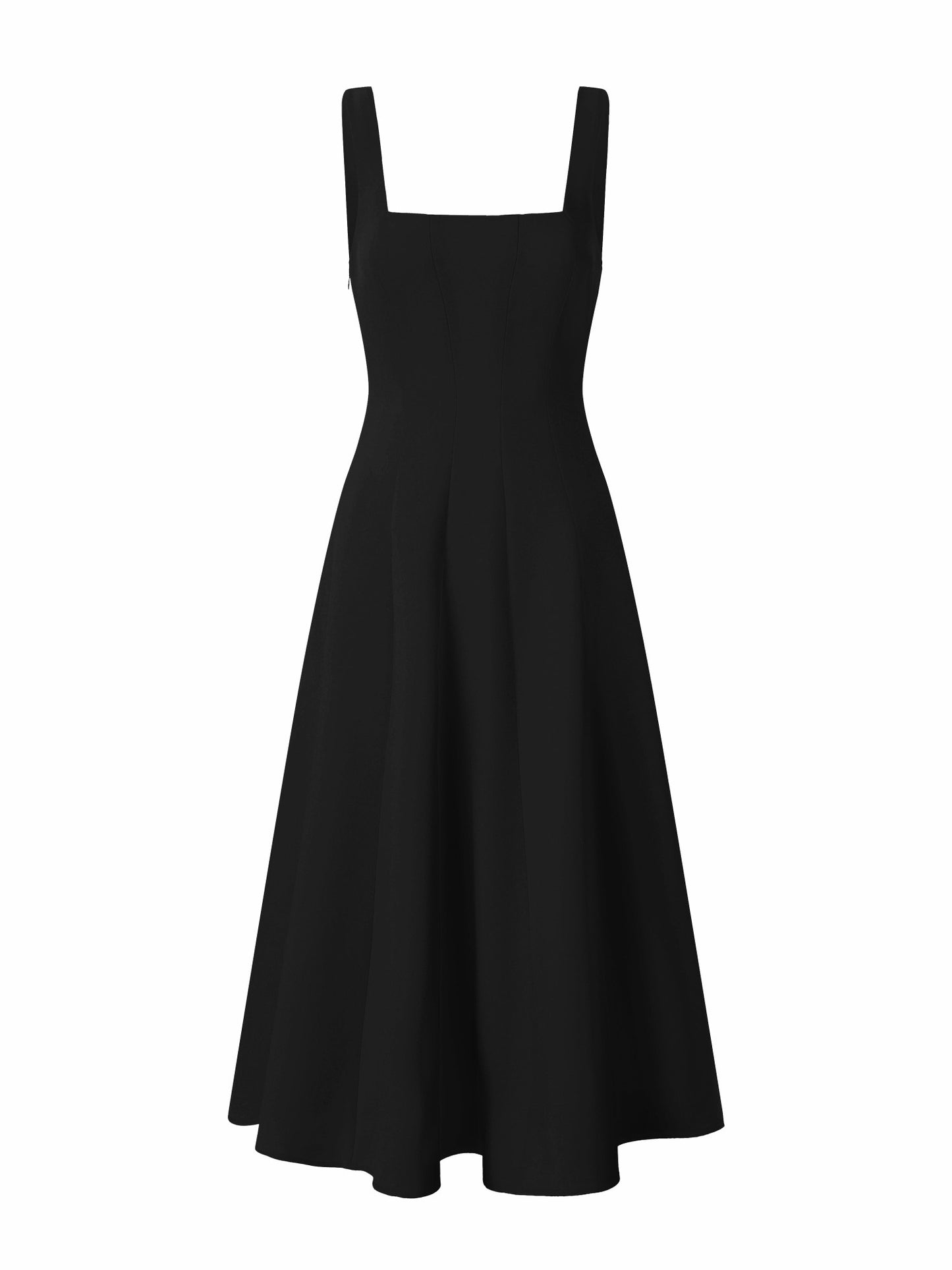 Nana Jacqueline Delilah Square-Neck Black Dress Black