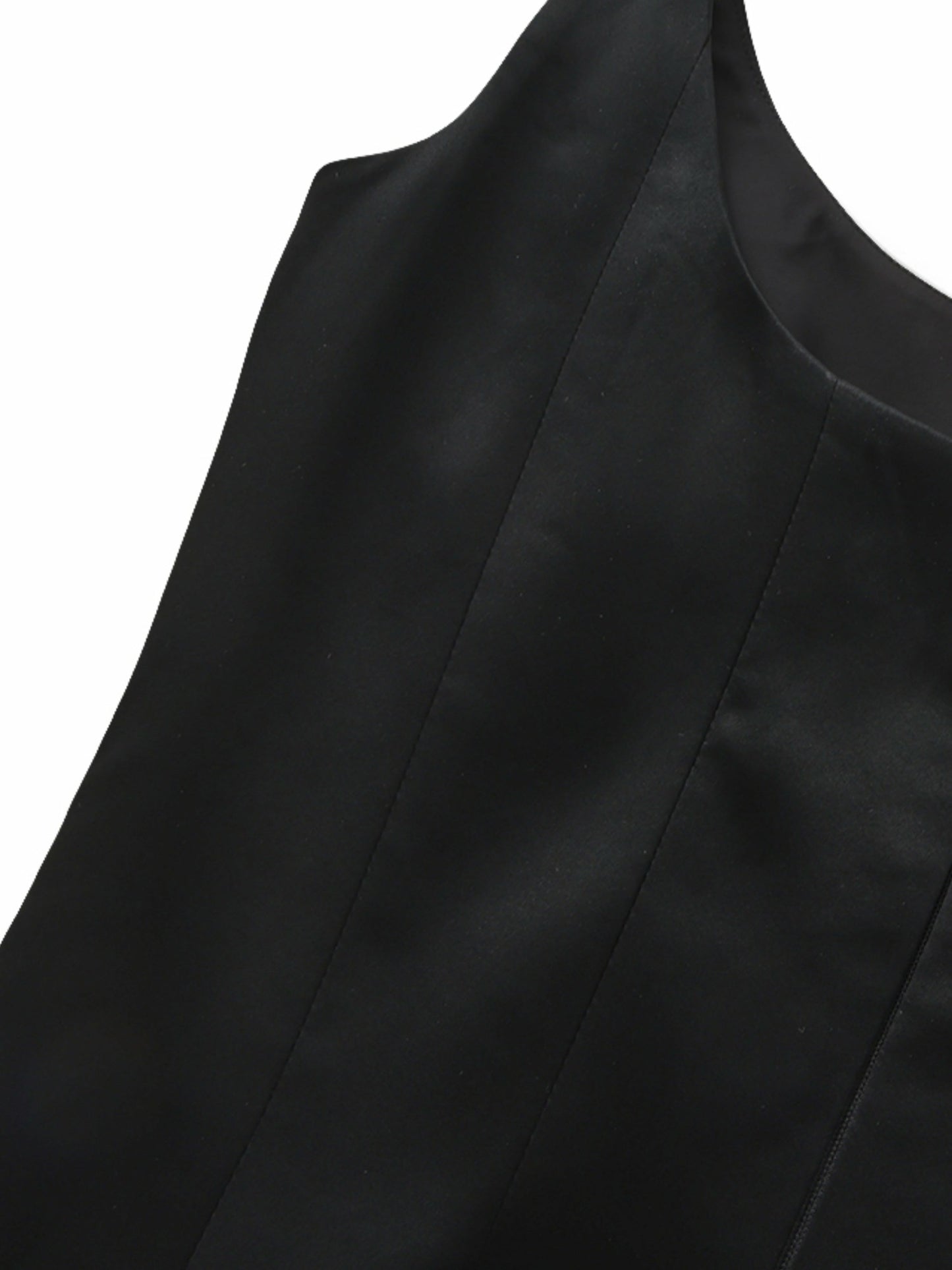 Nana Jacqueline Lauren Square-Neck Black Dress Black