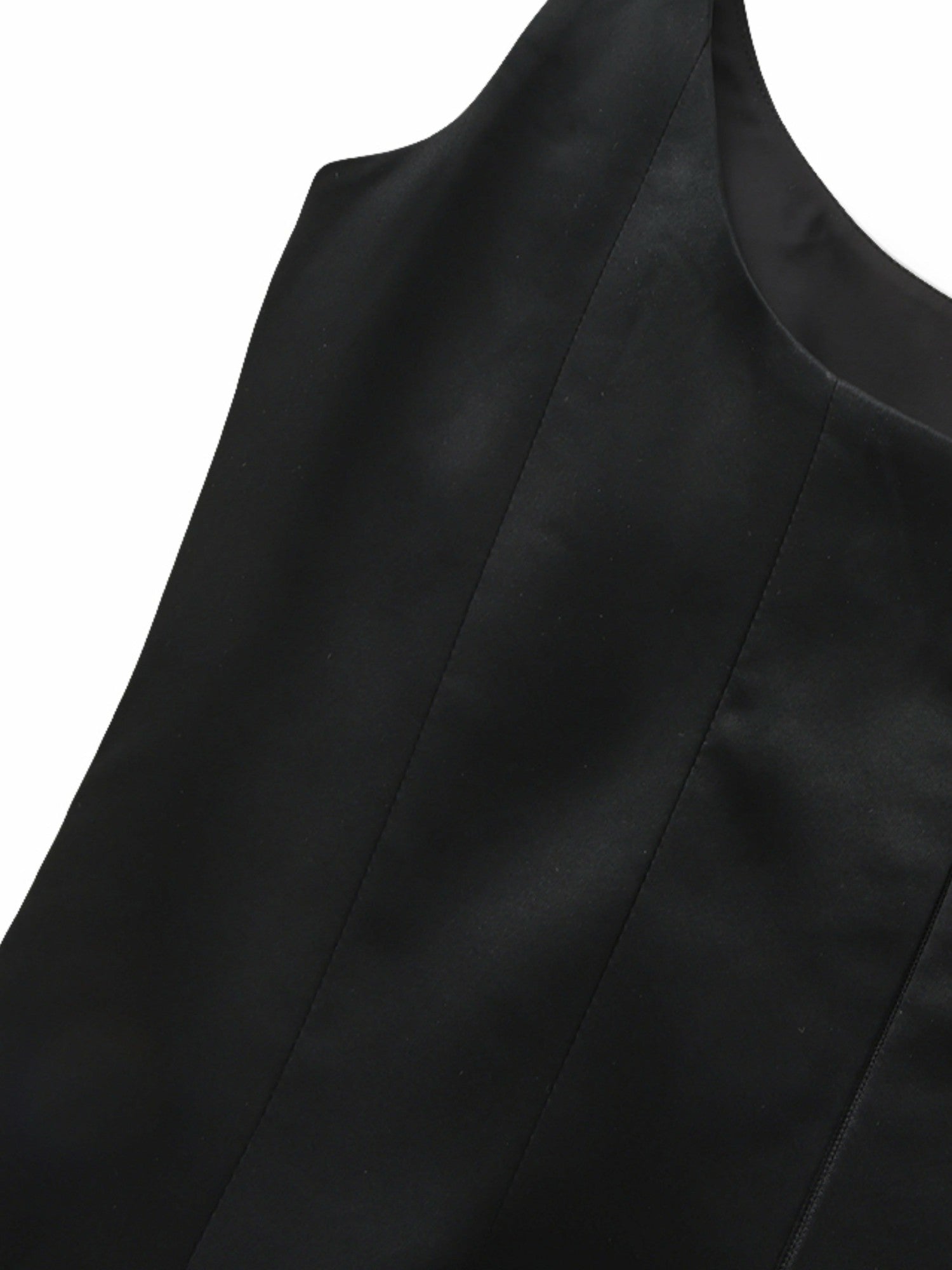 Nana Jacqueline Lauren Square-Neck Black Dress Black