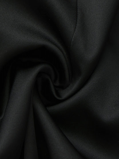 Nana Jacqueline Lauren Square-Neck Black Dress Black