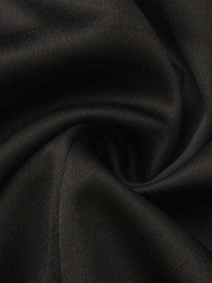Nana Jacqueline Brielle Twist-Front Lace-Back Black Dress Black