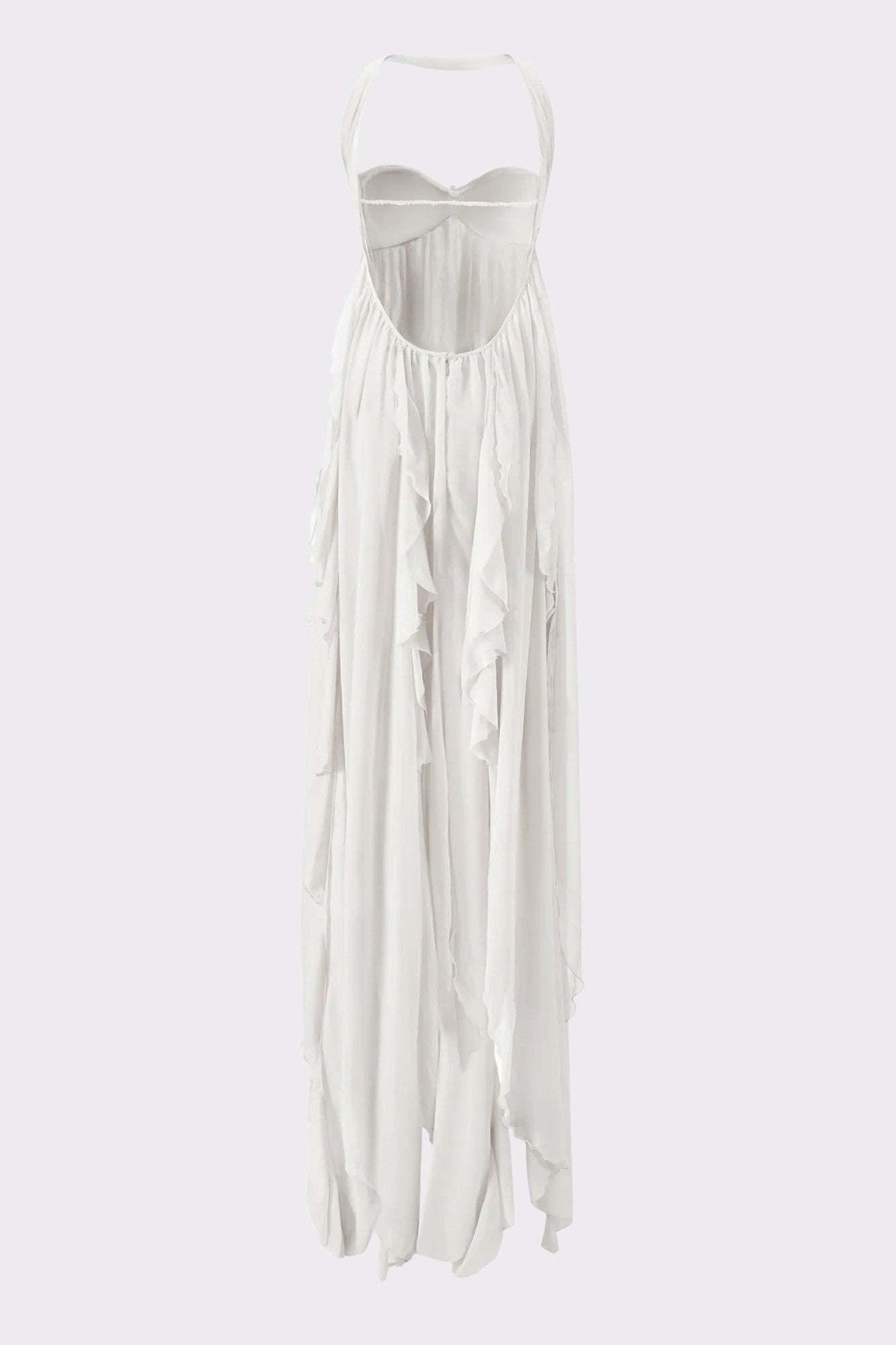 Nana Jacqueline Mariah Dress: White Maxi Dress for Bridal Shower White