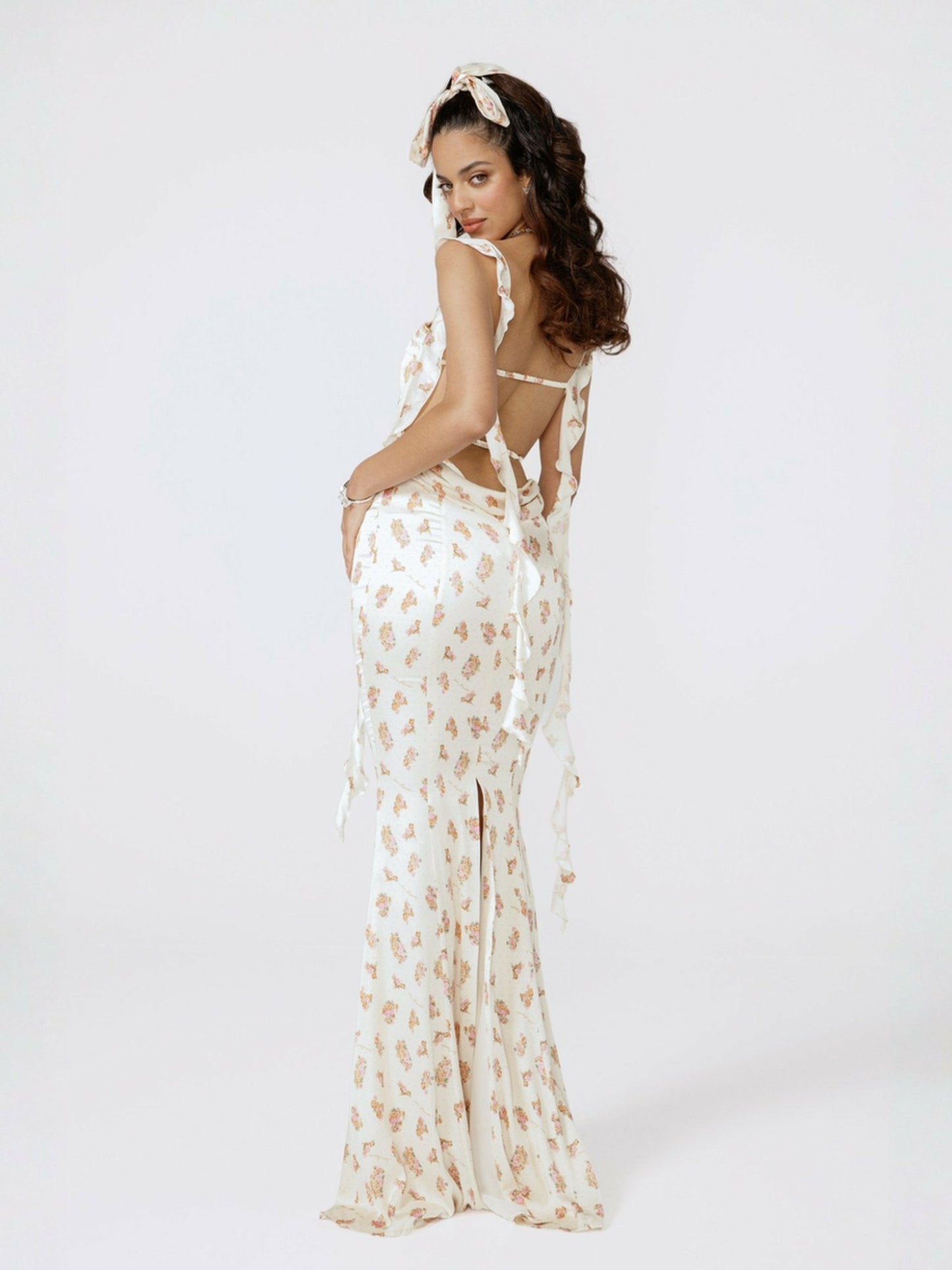 Nana Jacqueline Caroline Dress: Floral Maxi Dress for Garden Wedding Guest Floral