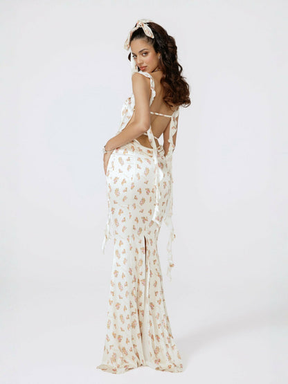 Nana Jacqueline Caroline Dress: Floral Maxi Dress for Garden Wedding Guest Floral