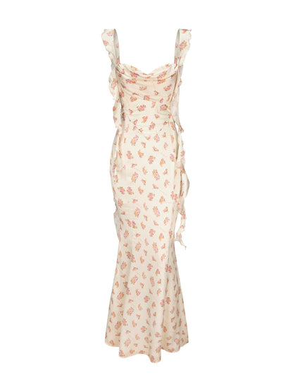 Nana Jacqueline Caroline Dress: Floral Maxi Dress for Garden Wedding Guest Floral