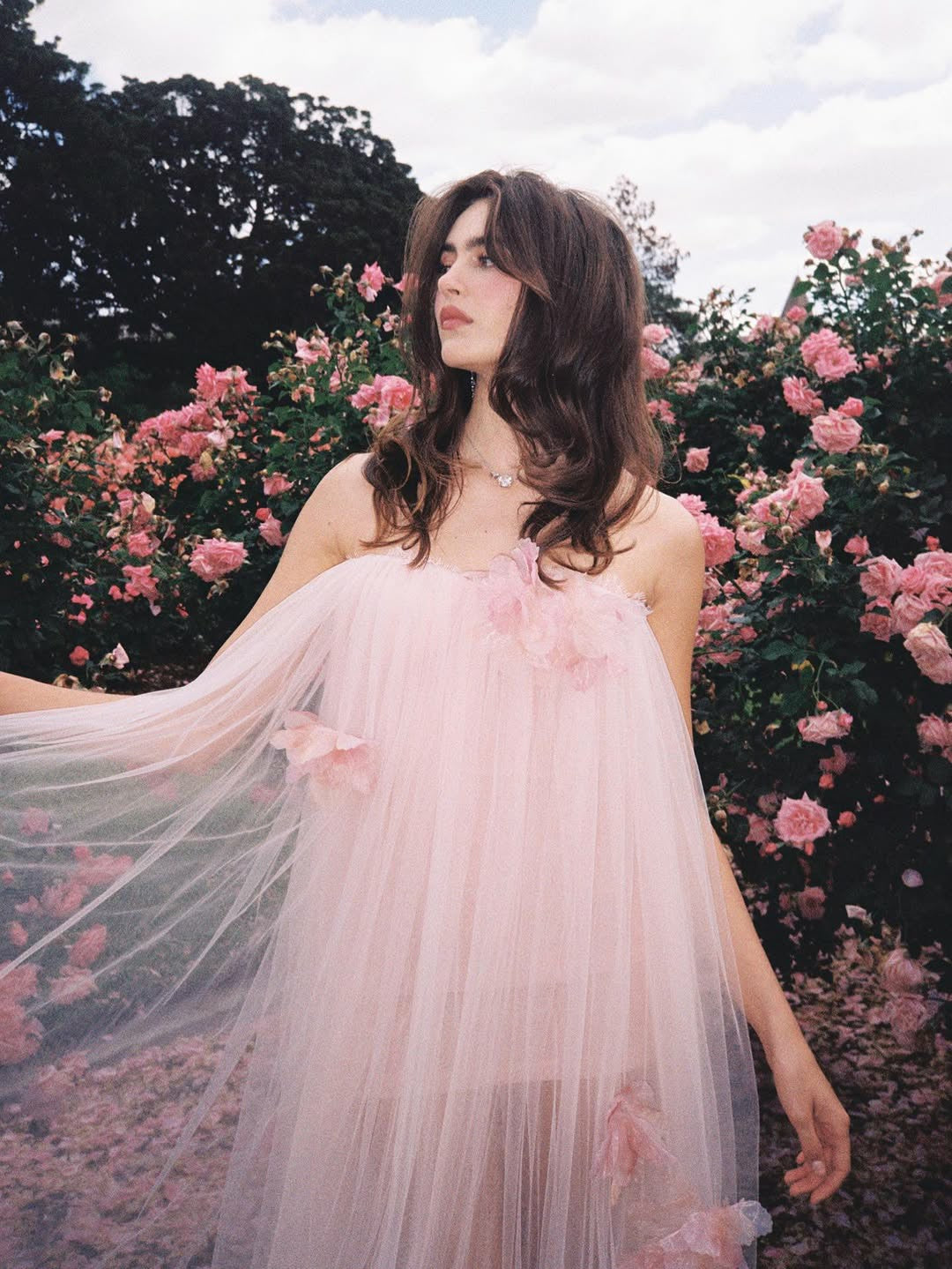 Nana Jacqueline Kiera Dress: Pink Maxi Dress for Garden Wedding Guest Pink