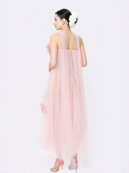 Nana Jacqueline Kiera Dress: Pink Maxi Dress for Garden Wedding Guest Pink