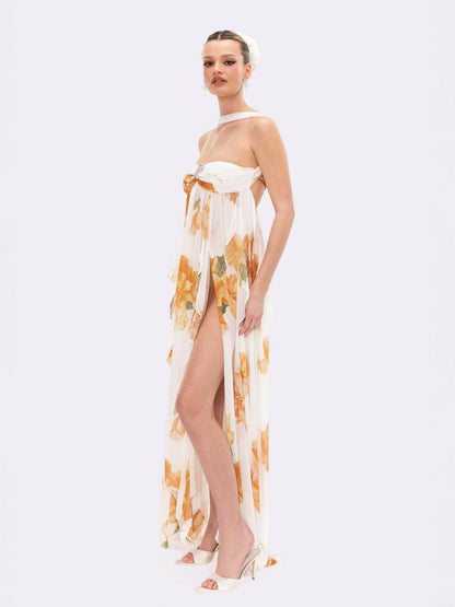 Nana Jacqueline Mariah Dress: Floral Maxi Dress for Destination Wedding Floral