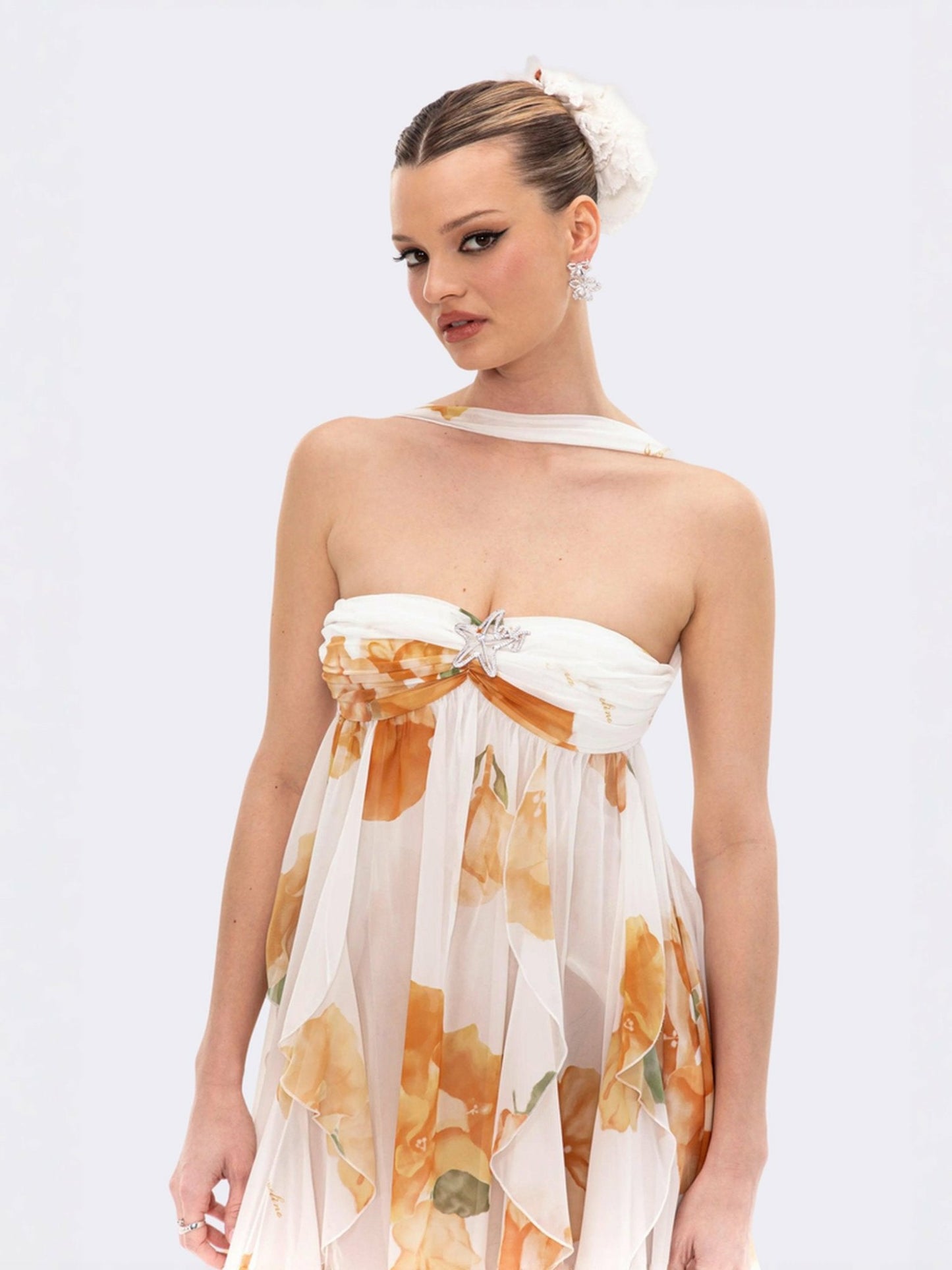 Nana Jacqueline Mariah Dress: Floral Maxi Dress for Destination Wedding Floral