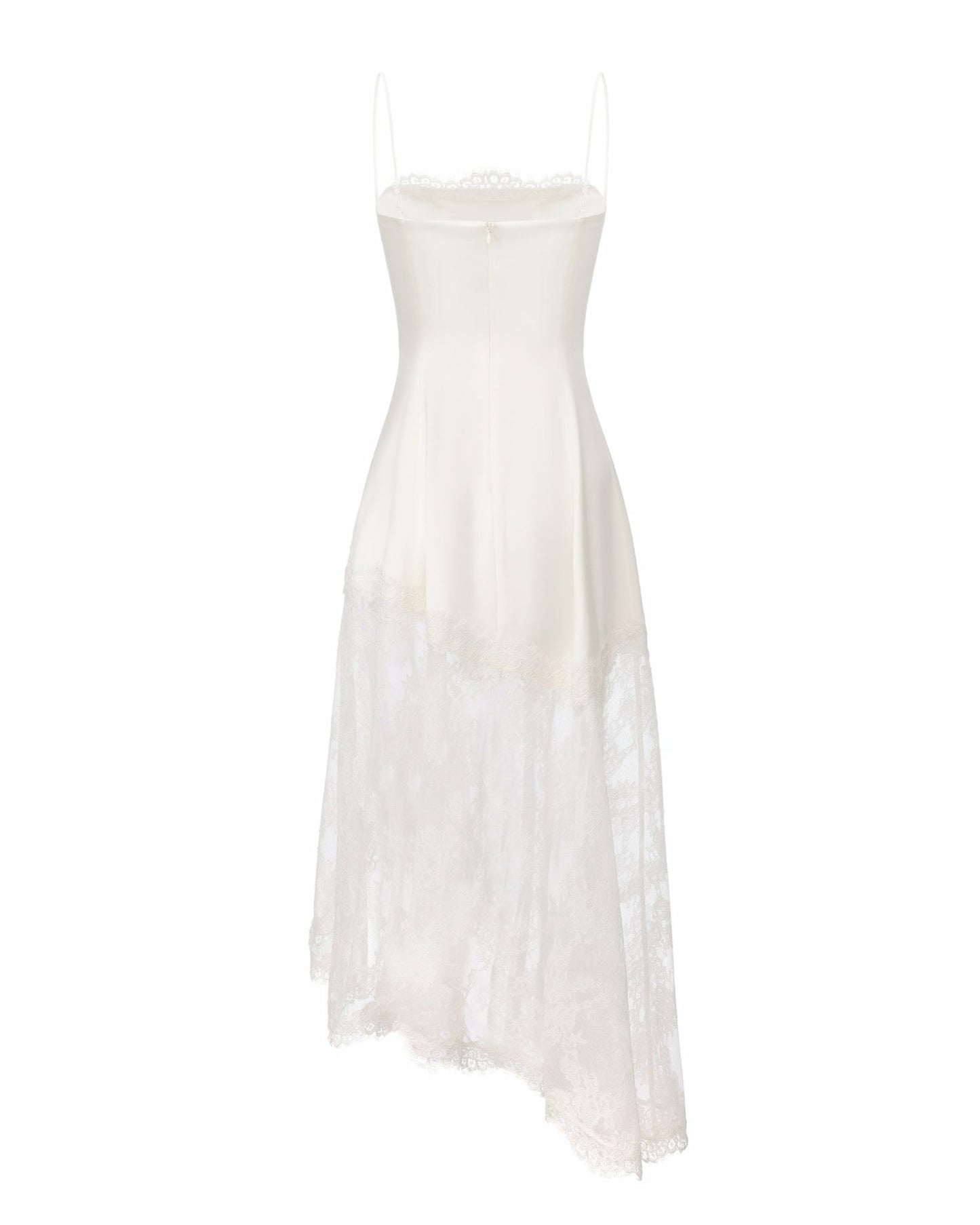 Nana Jacqueline Mirabelle Satin Maxi Dress: White Maxi Dress for Bridal Shower White