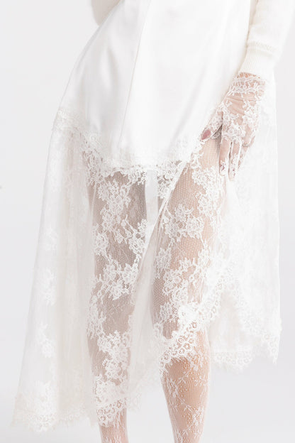 Nana Jacqueline Mirabelle Satin Maxi Dress: White Maxi Dress for Bridal Shower White
