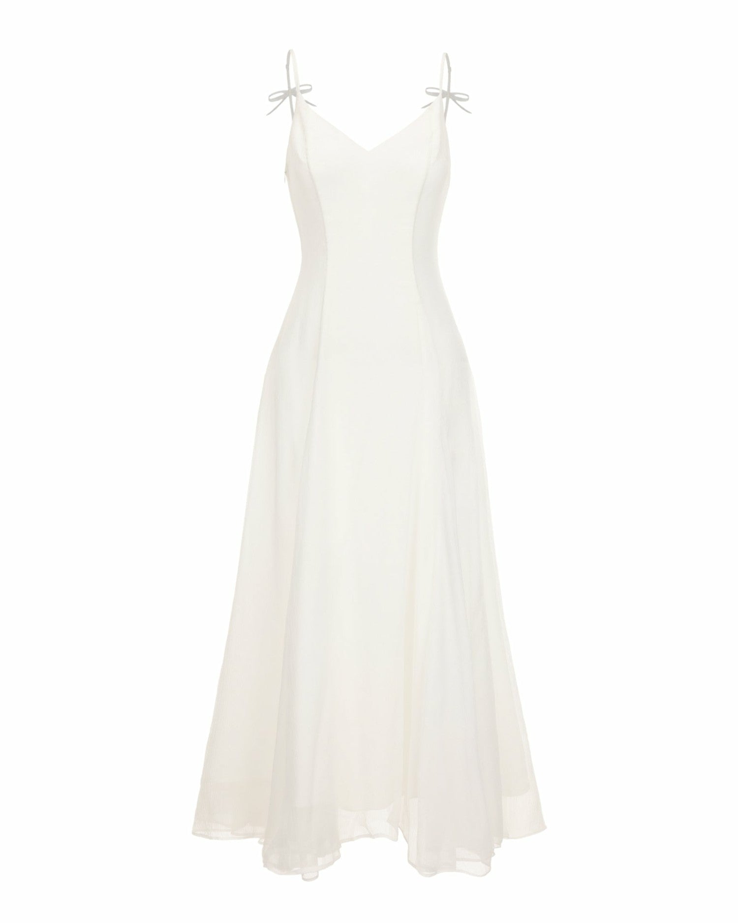 Nana Jacqueline Irena Dress: White Maxi Dress for Bridal Shower White