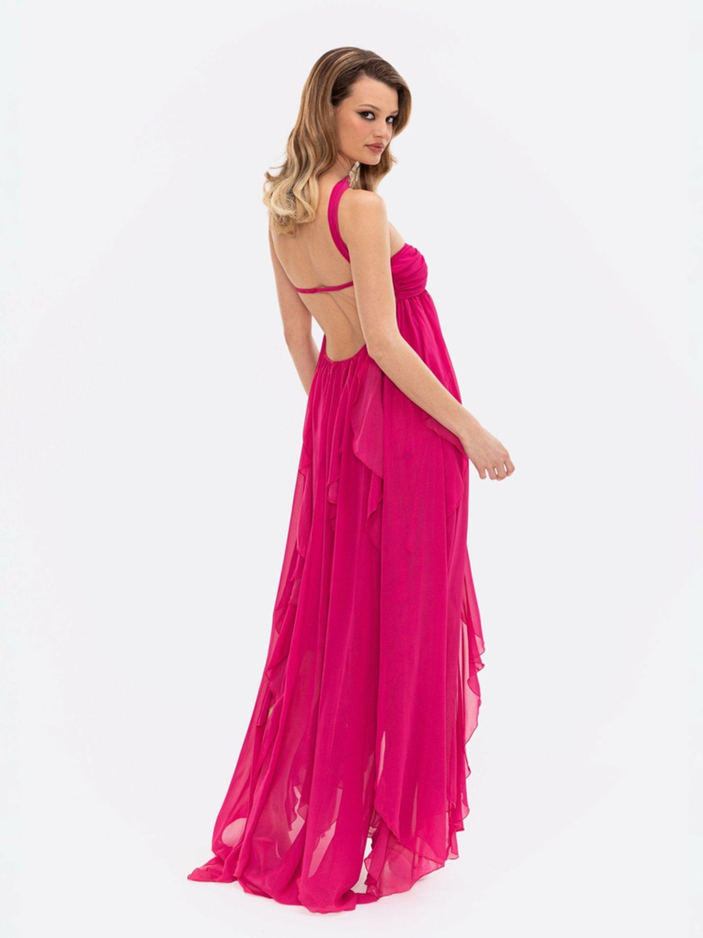 Nana Jacqueline Mariah Dress: Pink Maxi Dress for Destination Wedding Pink