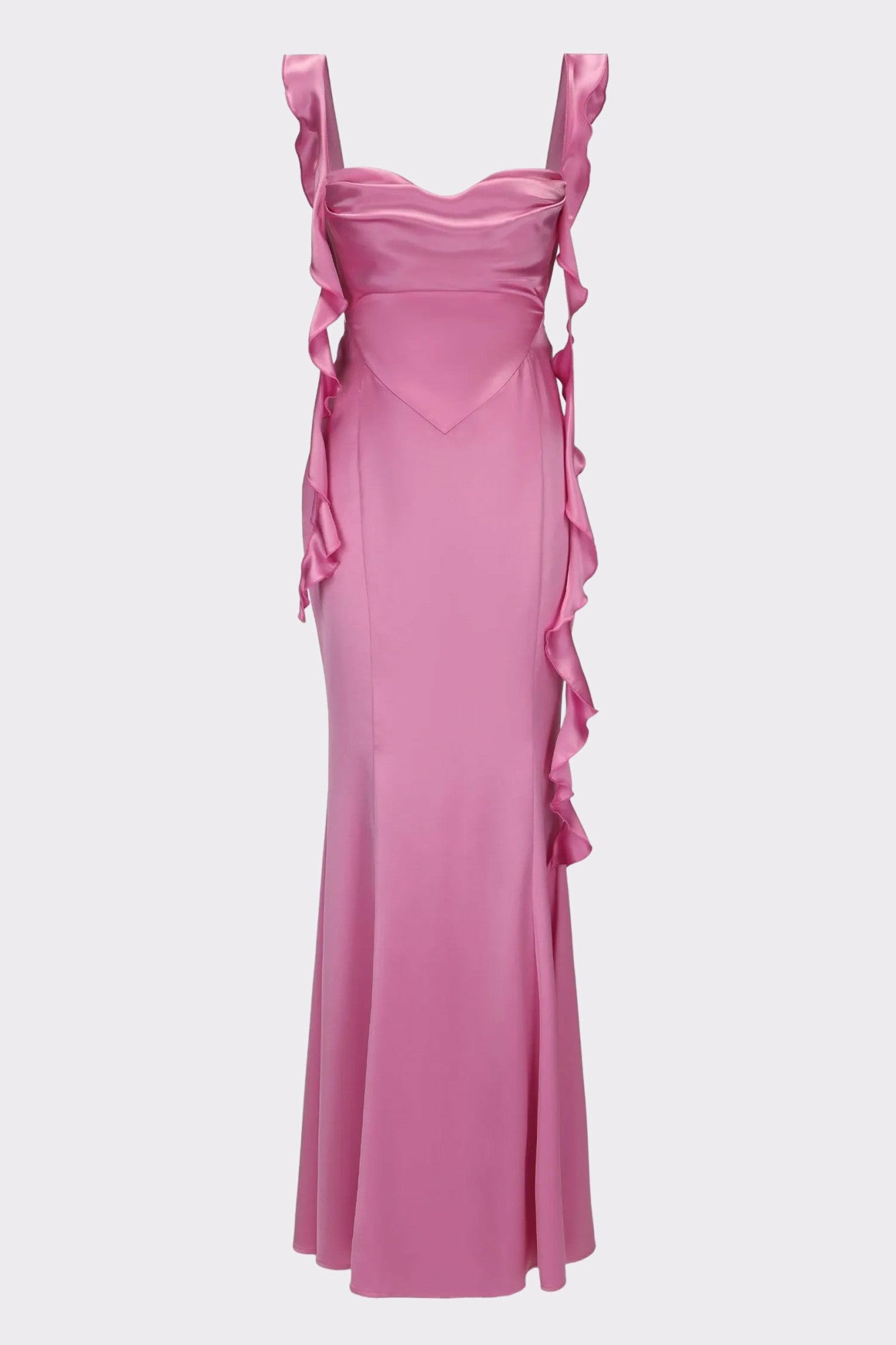 Nana Jacqueline Caroline Dress: Magenta Maxi Dress for Formal Wedding Guest Magenta