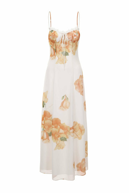 Nana Jacqueline Isolde Dress: Floral Maxi Dress for Garden Wedding Guest Floral