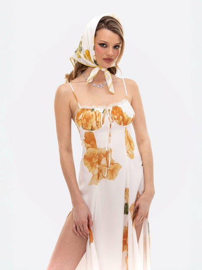Nana Jacqueline Isolde Dress: Floral Maxi Dress for Garden Wedding Guest Floral