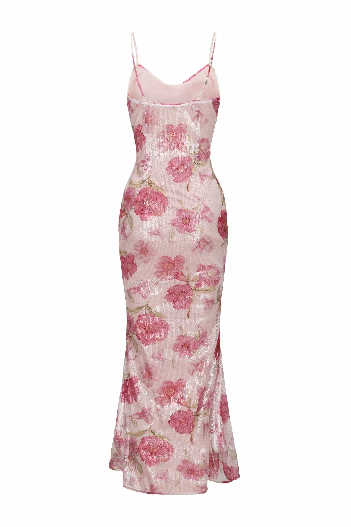 Nana Jacqueline Esmeralda Dress: Pink Maxi Dress for Garden Wedding Guest Pink