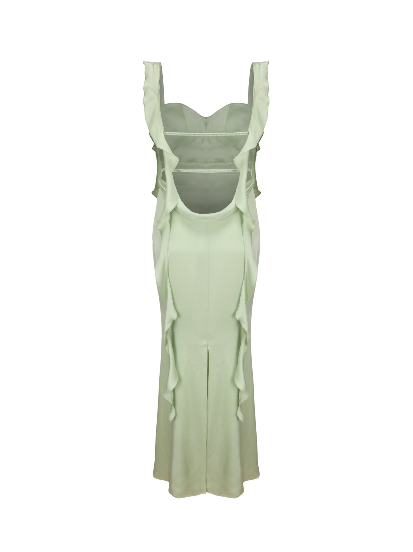 Nana Jacqueline Caroline Dress: Green Maxi Dress for Destination Wedding Green