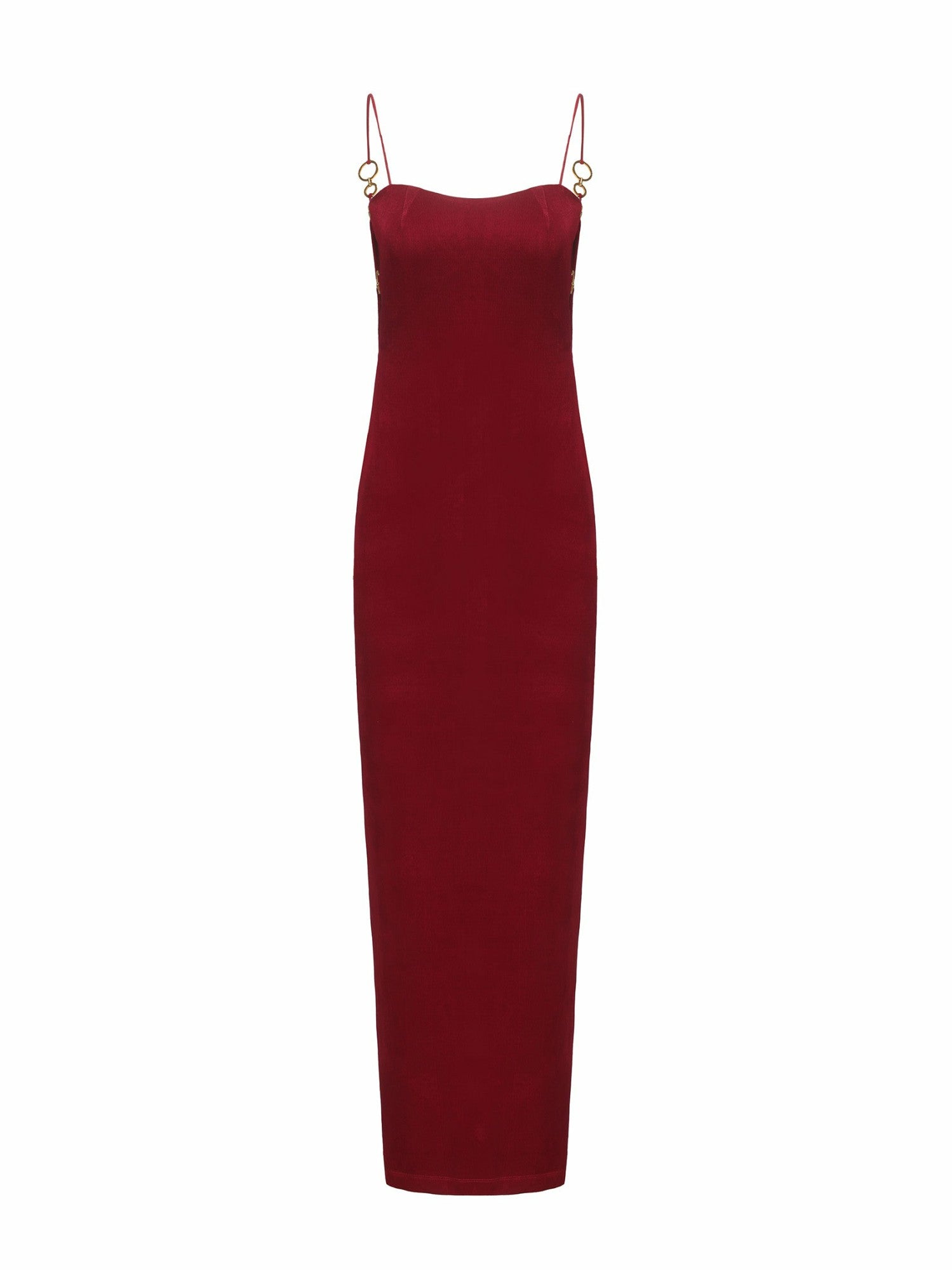 Nana Jacqueline Adeline Dress: Red Maxi Dress for Date Night Red