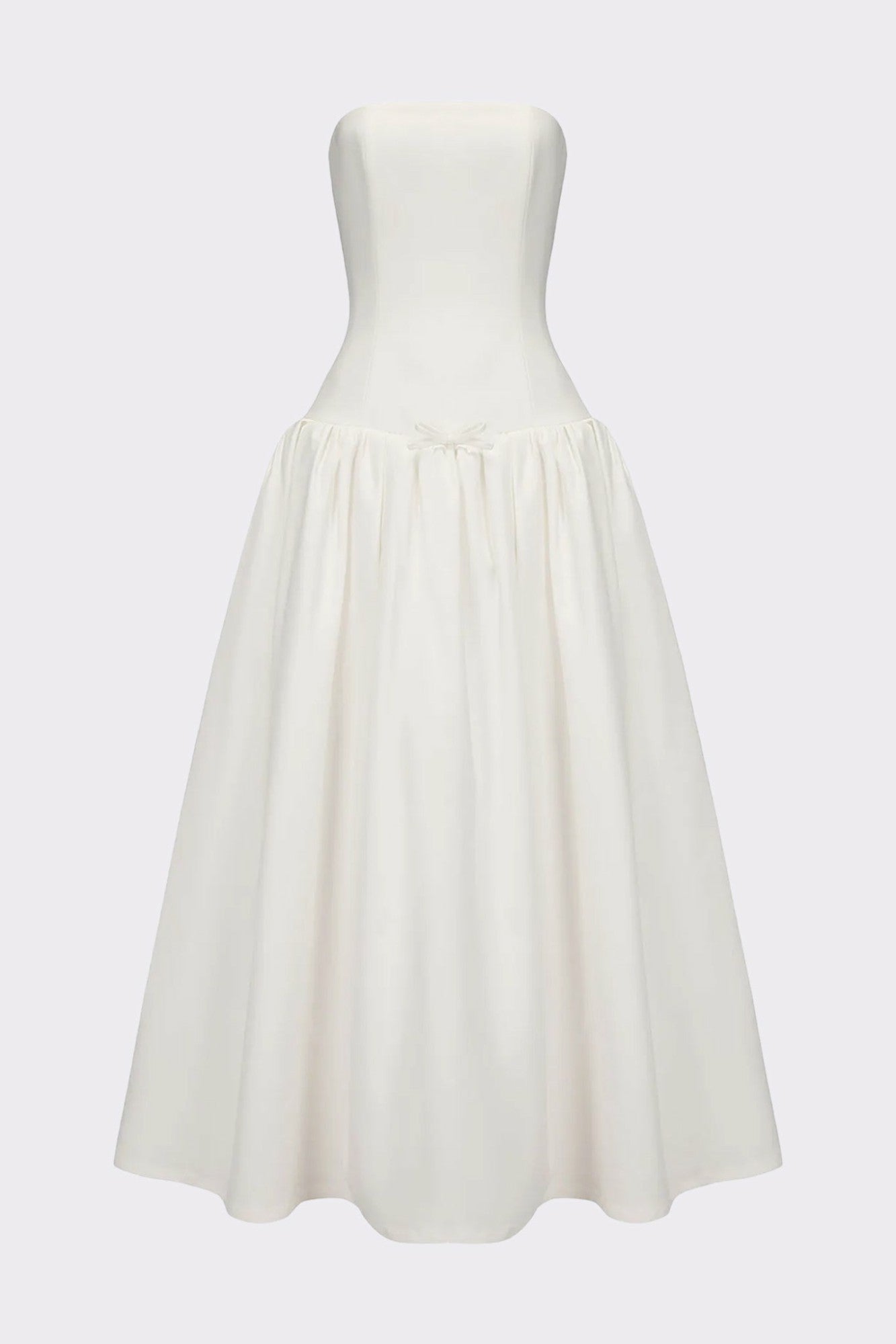 Nana Jacqueline Brittany Dress: White Maxi Dress for Bridal Shower White