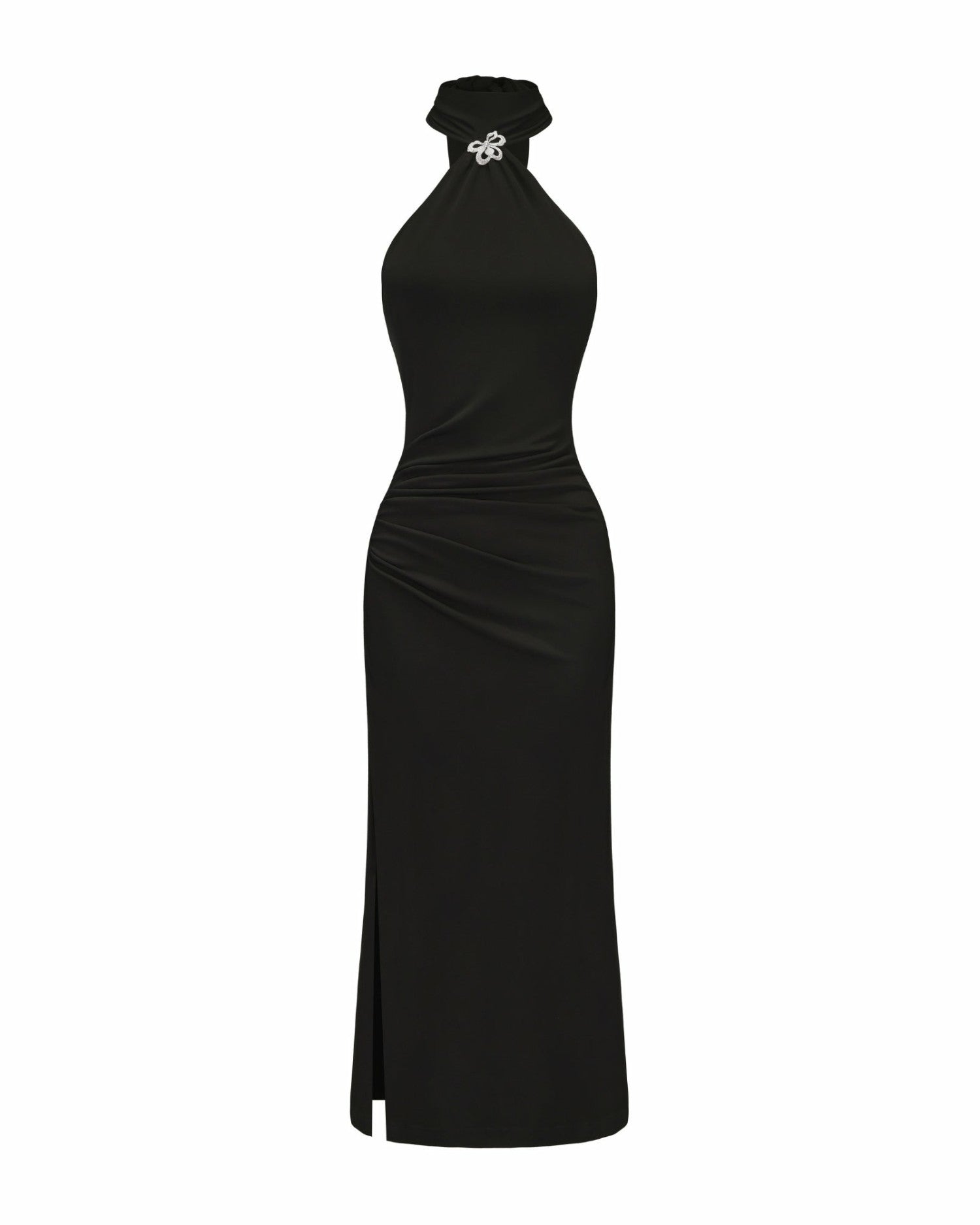 Nana Jacqueline Eliana Dress: Black Maxi Dress for Cocktail Party Black