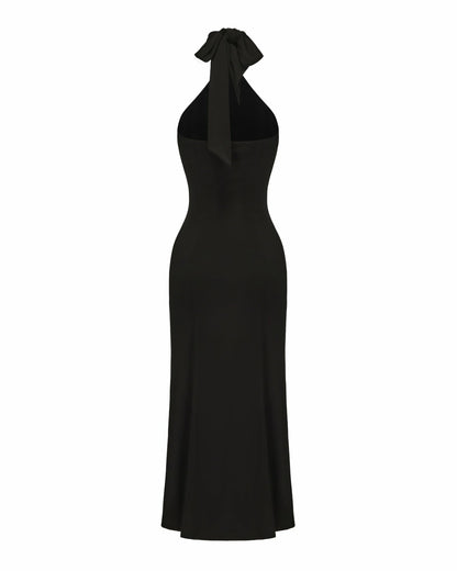 Nana Jacqueline Eliana Dress: Black Maxi Dress for Cocktail Party Black