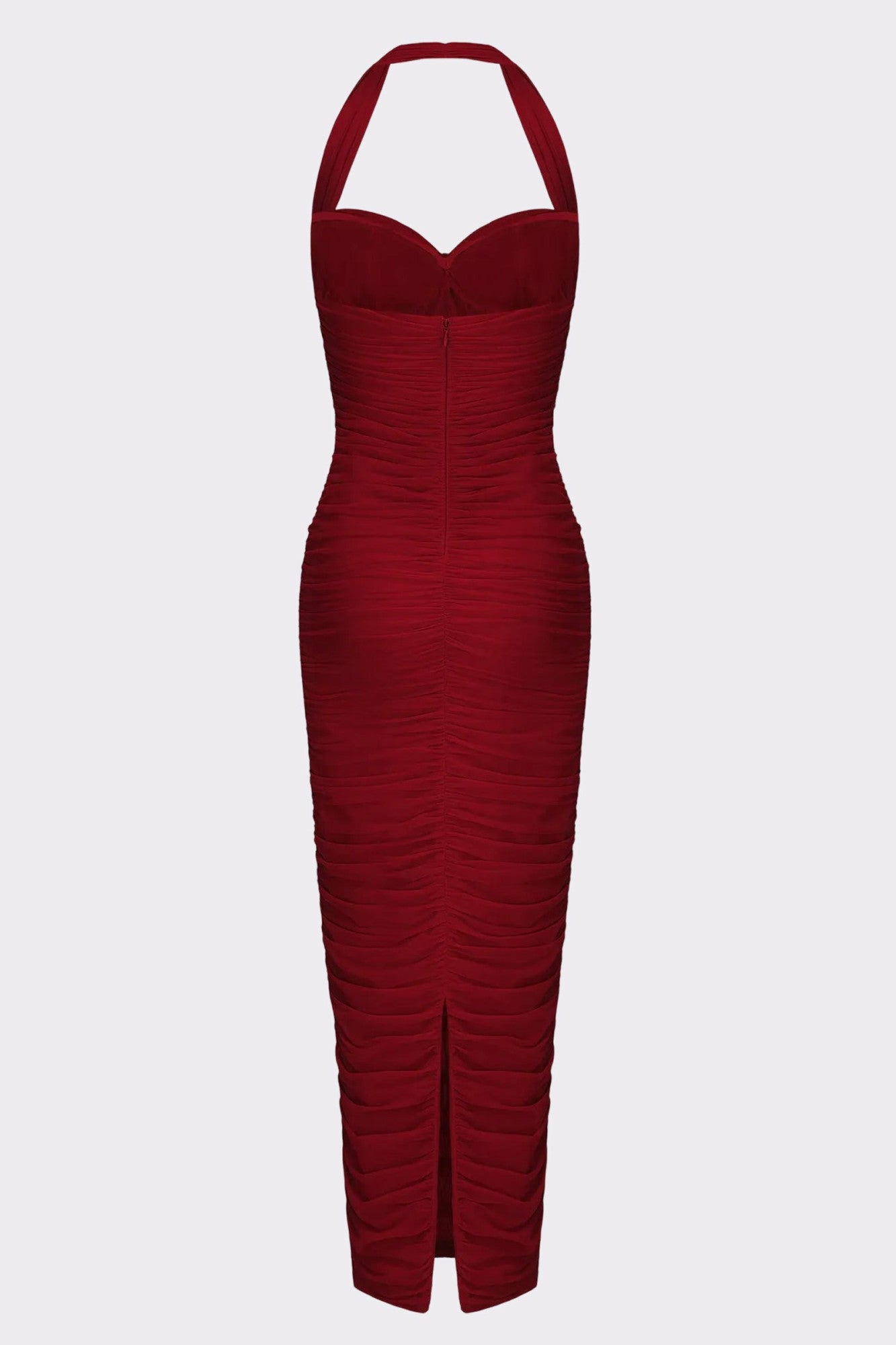 Nana Jacqueline Francesca Dress: Red Midi Dress for Cocktail Party Red