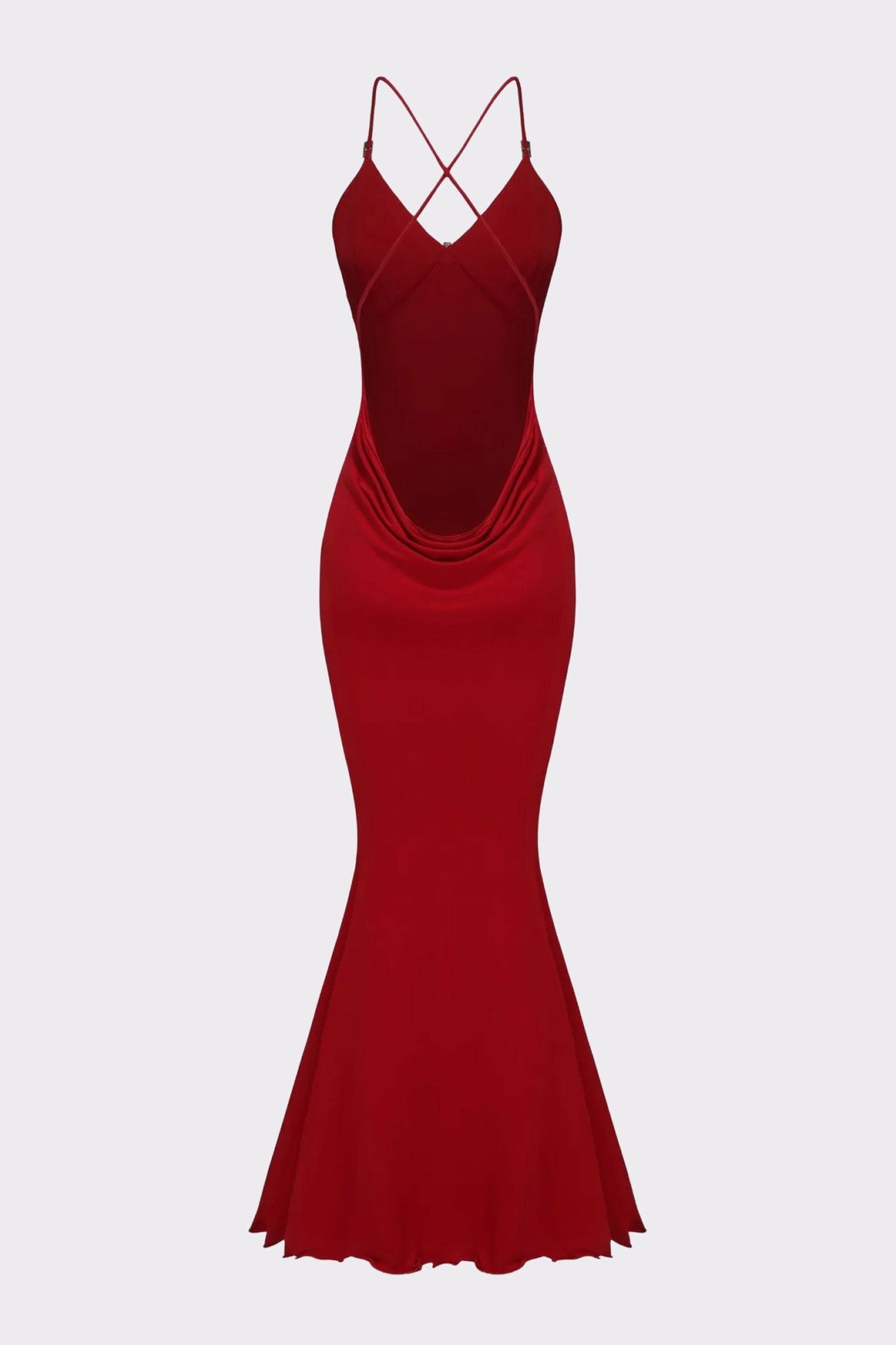 Nana Jacqueline Seraphina Dress: Red Maxi Dress for Formal Wedding Guest Red