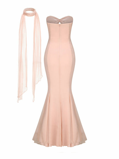 Nana Jacqueline Cassandra Dress: Pink Maxi Dress for Formal Wedding Guest Pink