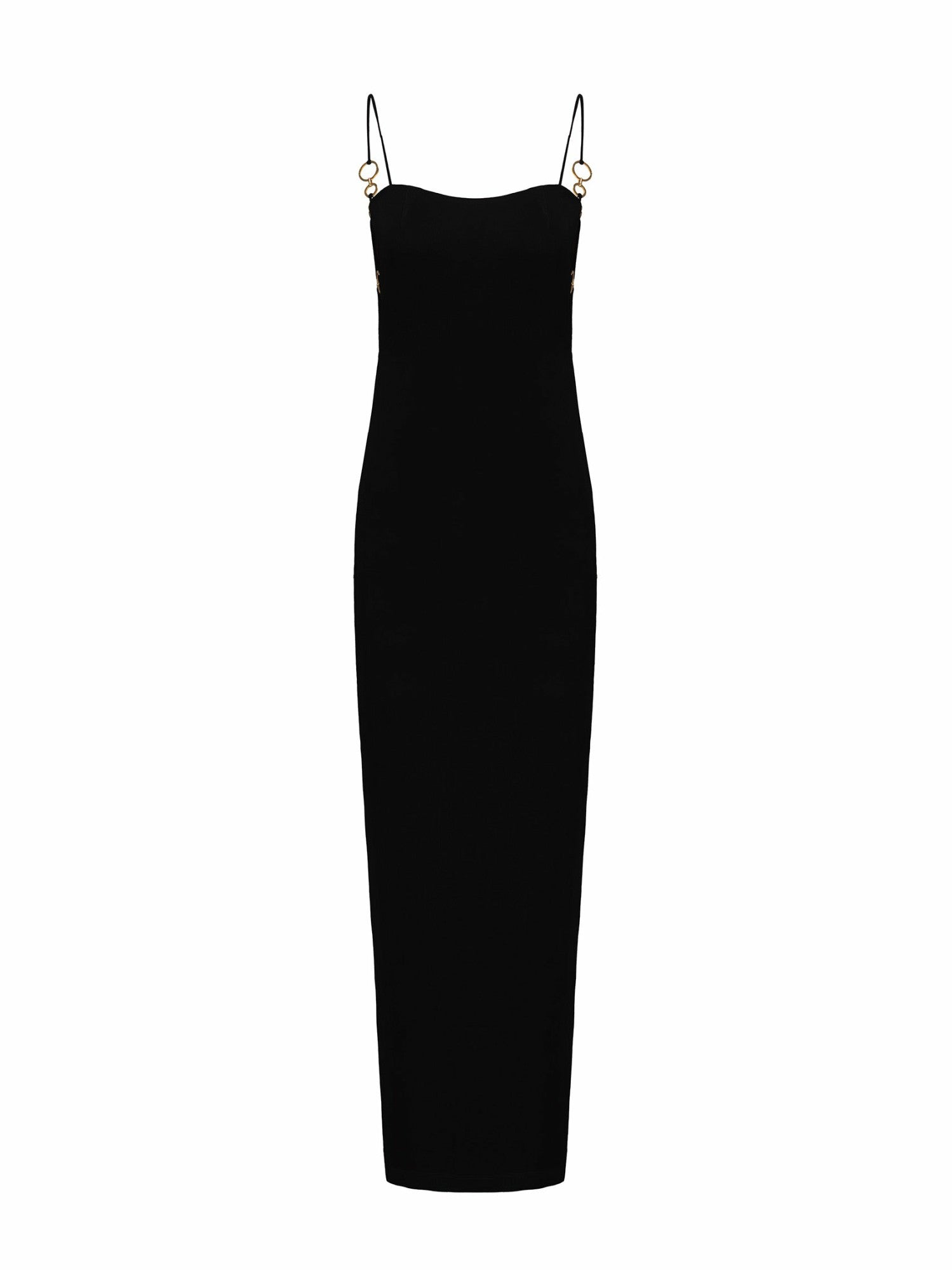 Nana Jacqueline Adeline Dress: Black Maxi Dress for Cocktail Party Black