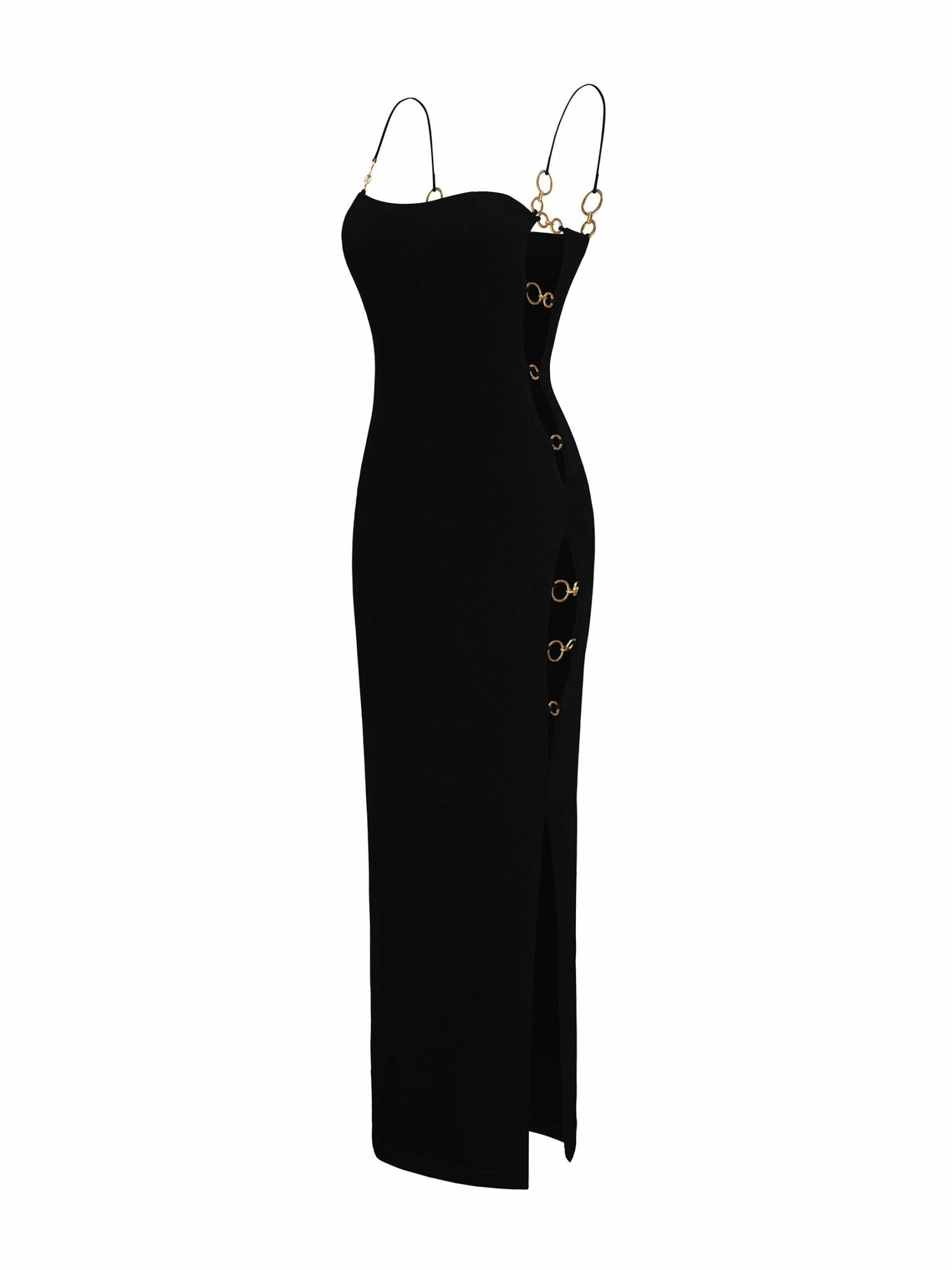 Nana Jacqueline Adeline Dress: Black Maxi Dress for Cocktail Party Black